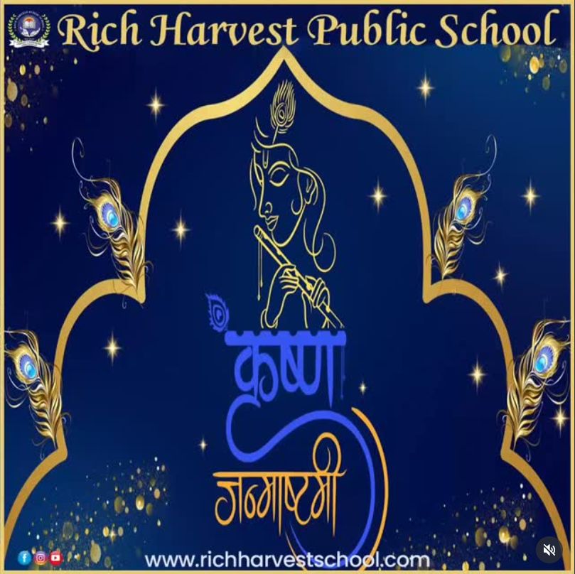 Celebrating the Divine Play of Krishna Our school radiated with joy, devotion and vibrant colors as we celebrated Janmashtami! 🎉🪔